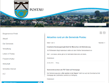 Tablet Screenshot of postau.de